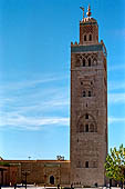 Marrakech - Il minareto della Moschea Koutoubia. 